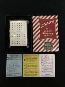 ○未使用○ZIPPO/ジッポー/懸賞品/CABIN/キャビン/ライトグリーンピンドット/1937レプリカ/2004年製/未着火品/箱付き 栞