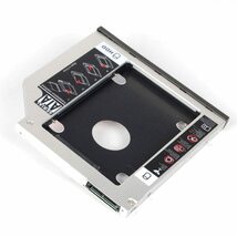 9.5mmノートpcドライブマウンタ セカンド 光学ドライブベイ用/hddマウンタよりcd/dvd Rom Hdd Caddy に置き換え 内蔵セカンドhddアダプター_画像1