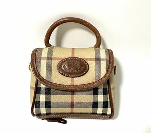 Burberrys OF LONDON バーバリー ミニサイズ 2way ハンド ショルダーバッグ型 小物入れ？ キーリング ノバチェック