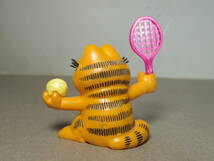 Garfield ガーフィールド PVCフィギュア テニス ピンク BULLYLAND_画像2