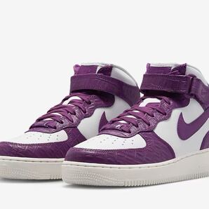 最終値下げ ナイキ 正規品 新品 エア フォース 1 '07 MID LX メンズ27cm ウィメンズ27.5cm DZ4865-503 紫 バイオテック ② 東京 03送料無料
