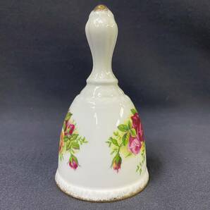 テーブルウェア ROYAL ALBERT ロイヤルアルバート Old Country Roses オールドカントリーローズ 卓上 陶器 ベル 呼び鈴 ヴィンテージ 置物 の画像4