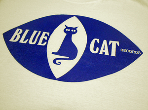 送込　BLUE CAT　RECORDS　猫音大好き　半袖Tシャツ　白　２XLサイズ 