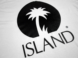 送込　ISLAND Records　JAMAICA　半袖Tシャツ　白　２XLサイズ 