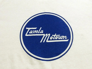 送込 Tamla Motown タムラモータウン 丸ロゴ 半袖Tシャツ　白色　Mサイズ 