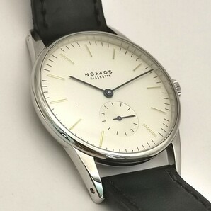 極美品 NOMOS ノモス オリオン スモセコ 日差少ない 手巻き 時計の画像4