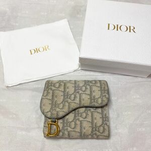 Dior ディオール Christian クリスチャンディオール 三つ折り財布　正規品