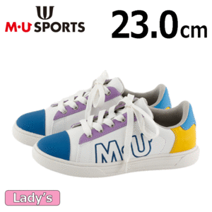 【レディース】M・U SPORTS スパイクレスシューズ 703Q16000【MUスポーツ】【マルチ】【23.0cm】【GolfShoes】