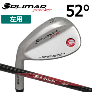 【レフティー】ORLIMAR ウェッジ SPIN BITE WEDGE【オリマー】【スピンバイト】【カーボンシャフト】【左用】【52度】