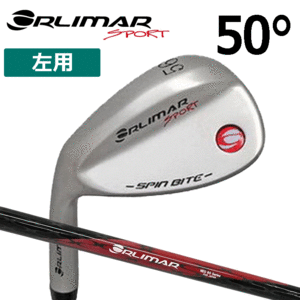 【レフティー】ORLIMAR ウェッジ SPIN BITE WEDGE【オリマー】【スピンバイト】【カーボンシャフト】【左用】【50度】