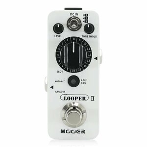 最落無し! Mooer Micro Looper II / a44393　ミニサイズの中に複数のループを保存できる多機能サンプリングルーパーペダル 1円