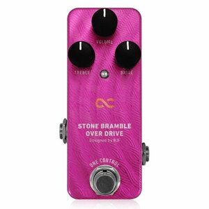 最落無し! One Control　STONE BRAMBLE OVER DRIVE / a44412　人気のSRODの特別バージョン！絶妙な効果のミッドブーストスイッチ搭載　1円