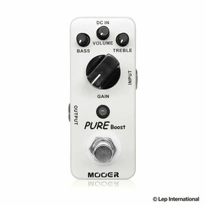 最落無し! Mooer Pure Boost　/ a44564　ミニサイズ、2バンドEQ搭載のクリーンブースト　1円