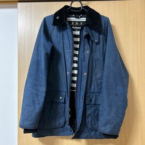 バブアー Barbour ビデイル オイルドジャケット ネイビー 紺　36