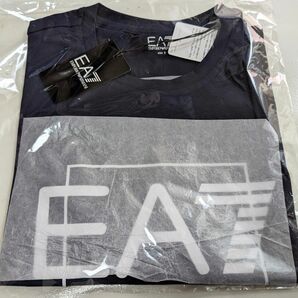 エンポリオ アルマーニ EA7 Visib Tシャツ ピマコットン製 ネイビーS