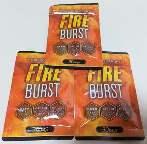 FIRE BURST L-カルニチン BCAA サプリ タブレット 30日分×３