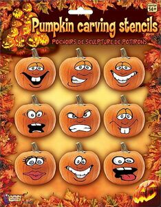 [ immediate payment ][ stock equipped ] pumpkin Carving sticker # party decoration America miscellaneous goods store equipment ornament ornament Halloween decoration equipment ornament 