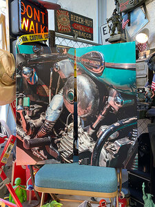 ハーレーダビッドソン　ナックルヘッド　キャンバスアート　2枚組セット ■ アメリカン雑貨 アメリカ雑貨 ポスター
