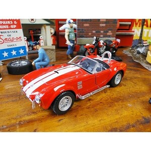 1965年シェルビー　コブラ 427S/C　ミニカー 1/32スケール（レッド） ■ アメリカン雑貨 アメリカ雑貨