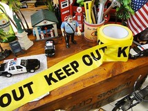 キープアウト　バリケードテープ　KEEP OUT　アメリカ雑貨　パーティー 飾り_画像4