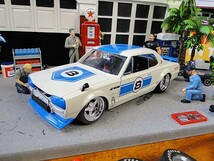 Jada 1971年ニッサン スカイラインGT-R ハコスカ（KPGC10）　ダイキャストミニカー 1/24スケール（ブルー） アメリカ雑貨 アメリカン雑貨_画像1