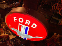 フォード　マスタング　オフィシャルLEDドームサイン ■ アメリカン雑貨 アメリカ雑貨_画像2