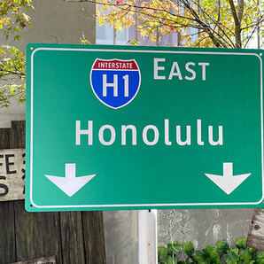 ハワイH-1 ホノルル 道路標識サインボード ■ アメリカン雑貨 アメリカ雑貨の画像1