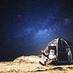 スターウォーズ 巨大宇宙要塞デススター　ドームテント ■ アメリカン雑貨キャンプ グランピング アウトドア