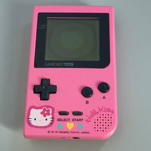 ◆GB ゲームボーイ ポケット ハローキティ MGB-001 GAMEBOY pocket HELLO KITTY サンリオ Sanrio　【24/0322/0