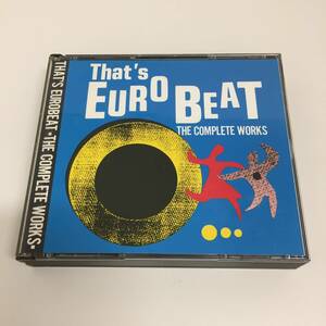 ◆ザッツ・ユーロビート・ツイン・ベスト ザ・コンプリート・ワークス オムニバス CD THAT'S EUROBEAT TWIN BEST　【24/0329/0