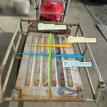 鹿児島 ★ ホンダ 運搬車 HP250 最大積載量 150Kg 200Kg クローラー 手動ダンプ リコイル ガソリン クローラ 荷台 運搬 発 中古品_画像3