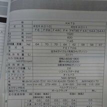 香川 ★取扱説明書のみ★ イセキ 管理機 KK83 KK73 取説 iseki レターパックライト発送 四国 中古_画像4