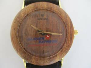 『JOWISSA 腕時計 クォーツ 木製　ケース付き　USED 新品電池に交換済』
