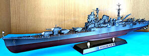 完成品　１/３５０タミヤ　　日本帝国海軍　重巡洋艦　利根　１９４５年