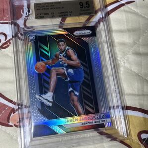 2018-19 Panini Prizm シルバープリズム ジャレン・ジャクソン・Jr BGS9.5 rc ルーキーカード Jaren Jackson Jr グリズリーズの画像4