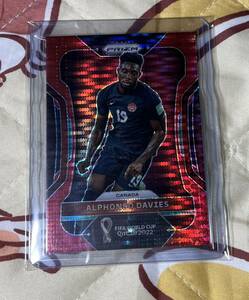 99枚限定わPanini Prizm 2022 Qatar World Cup アルフォンソ・デイヴィス バイエルン・ミュンヘン　Alphonso Davies