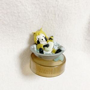 世界名作劇場2 ボトルキャップ フィギュアコレクション ラスカル お風呂★海洋堂★幅約3.5cm〈h