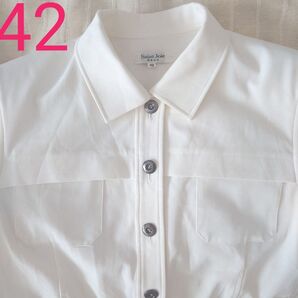 saint joie ジャケット 白ジャケット 42 saint joie deux