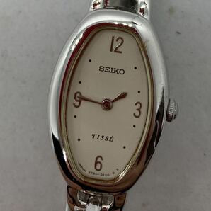 246-0326 SEIKO セイコー 腕時計 金属ベルト シルバー 電池切れ 動作未確認の画像1