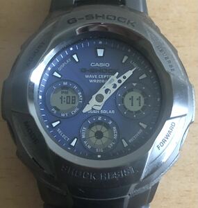 251-0584 CASIO カシオ G-SHOCK THEG ウェーブセプター　メンズ腕時計　金属ベルト　電波ソーラー　黒　ブラック　GW-1800BDJ 動作確認済み