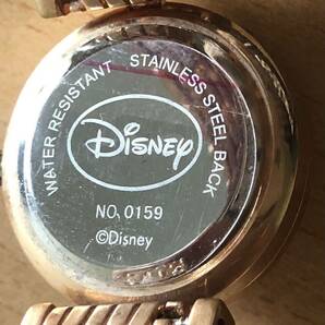 250-0143 Disney ディズニー ミニーマウス レディース腕時計 金属ベルト クオーツ 電池切れ 動作未確認の画像6