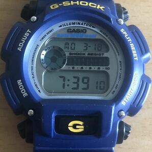 252-0004 CASIO カシオ G-SHOCK メンズ腕時計 ラバーベルト デジタル クオーツ ネイビー DW-9052 稼働品 の画像1