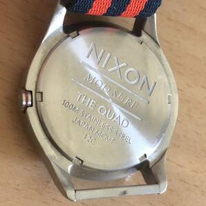 248-0349 NIXON ニクソン メンズ腕時計 クオーツ THE QUAD 電池切れ 動作未確認の画像8