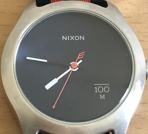 248-0349 NIXON ニクソン　メンズ腕時計　クオーツ　THE QUAD 電池切れ　動作未確認