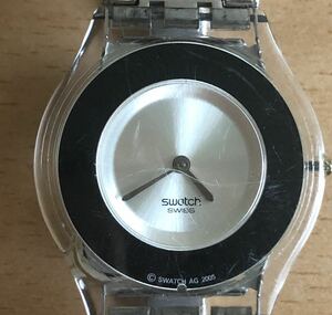 249-0142 swatch スウォッチ　レディース腕時計　金属ベルト　クオーツ　電池切れ　動作未確認
