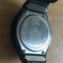 260-0452 CASIO カシオ ウェーブセプター メンズ腕時計 ラバーベルト アナデジ 電波ソーラー 黒　ブラック WVA-M640 動作確認済み ジャンク_画像8
