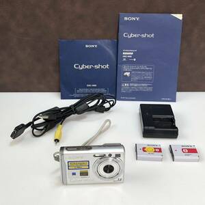 m211-0308-11 SONY ソニー Cyber-shot サイバーショット デジタルカメラ DSC-W80 シルバー