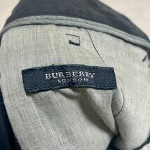 バーバリーロンドン BURBERRY LONDON コットンストレートパンツ ワークパンツ ボトムス ブラック サイズウエスト79 メンズ ＊AO_画像3