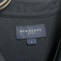 BURBERRY GOLF バーバリーゴルフ 半袖ワンピース ゴルフウェア ブラック 黒 サイズ1 レディースS相当 ＊AO_画像2