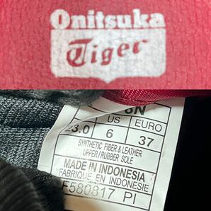【美品】Onitsuka Tiger LAWNSHIP D7F8N オニツカタイガー スニーカー ベルベット スエード 23cm レッド ＊DHの画像10